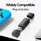 2-in-1 USB Type-C OTG SD TF Card Reader Adapter + Micro USB OTG Card Reader Richie's