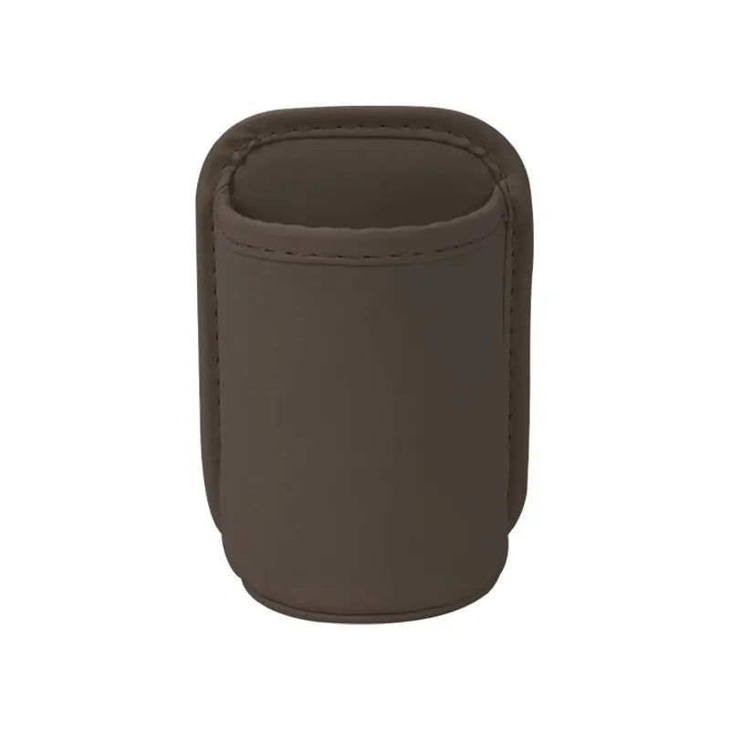 Universal Car Door Cup Holder & Seat Back Organizer – PU Car Seat Organizer Richie's brown 1pc