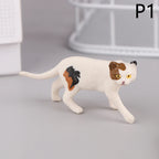 Kawaii Orange Cat Figurine Mini Desktop Decoration Ornament Cat Figurine Ornament Richie's 1