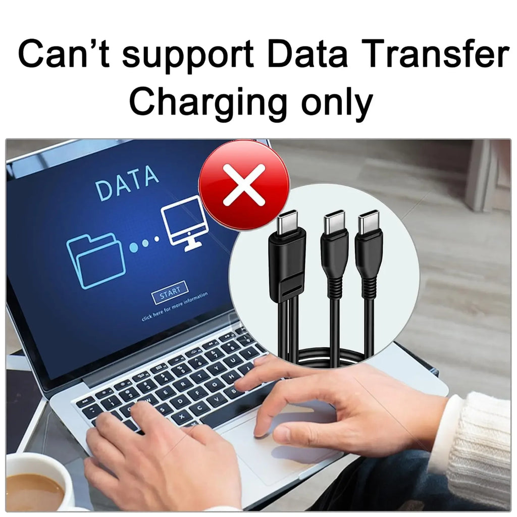 2-in-1 Dual USB-C Fast Charging Cable – iPhone & Android USB-C Charging Cable Richie's