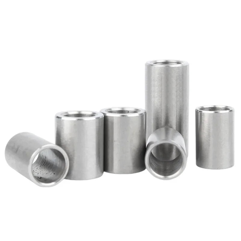 M8–M12 304 Stainless Steel Hollow Bushing Cylindrical Sleeve Steel Hollow Bushing Richie's