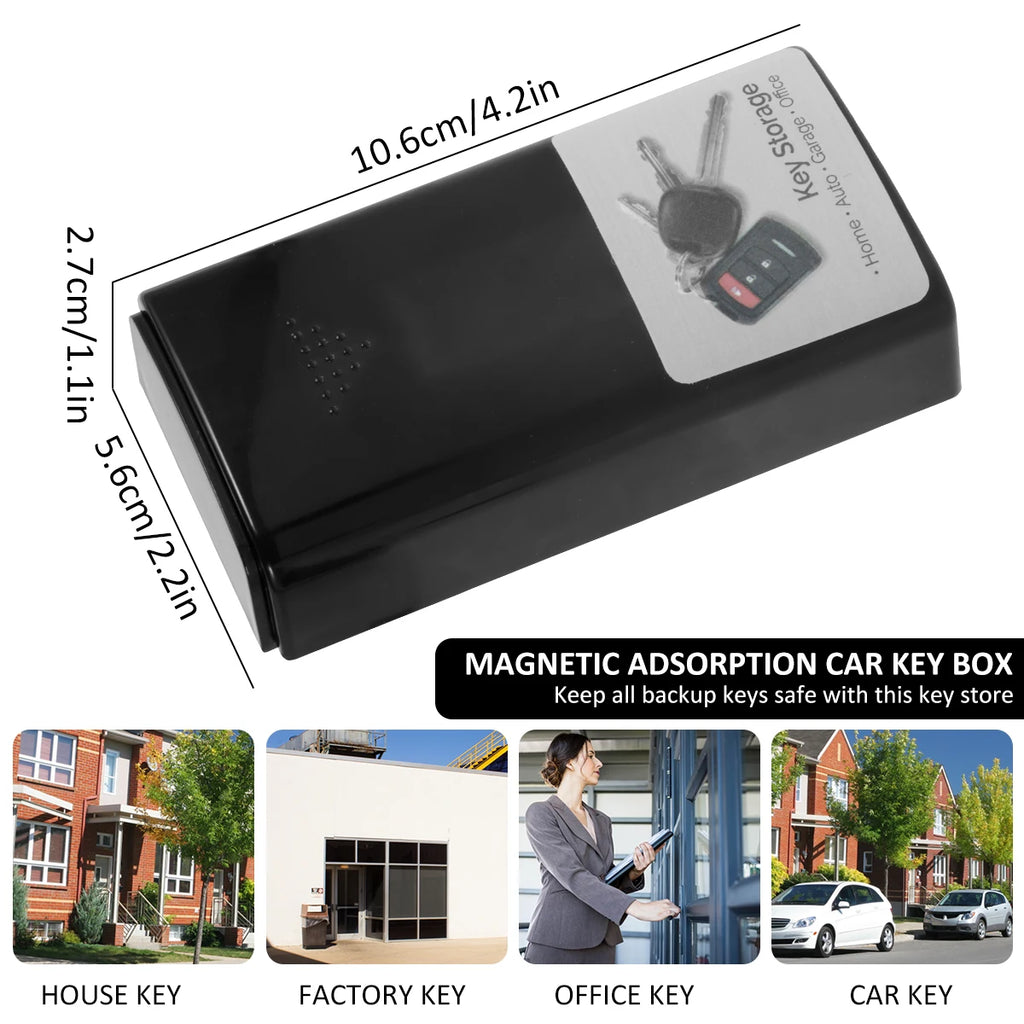 Magnetic Hidden Key Box – Secure Car & Home Spare Key Holder Magnetic Key Holder Richie's