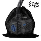 2-Pack Reusable Pond Pump Filter Mesh Bag with Drawstring Pond Pump Filter Bag Richie's