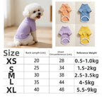 Thermal Fleece Dog Sweatshirt – Stripe Puppy Pullover S/M/L Dog Sweatshirt Richie's