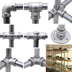Aluminum Alloy Pipe Fitting Connector 1/2" & 3/4" Corner Elbow Pipe Fitting Connector Richie's