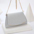 Women's Evening Clutch Bag Chain Shoulder Purse | Party Evening Clutch Bag Richie's Silver