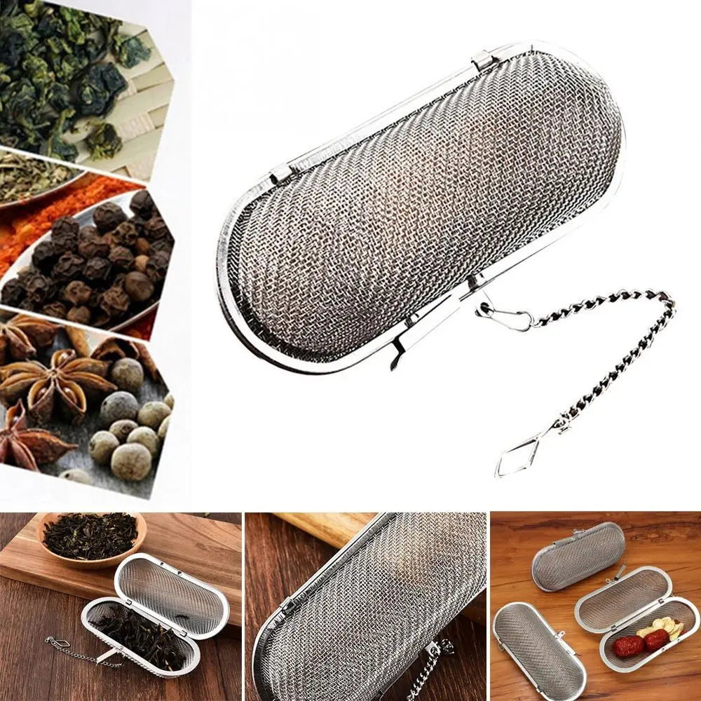Stainless Steel Tea Strainer Infuser Ball with Hook | Spice Filter Tea Strainer Infuser Richie's