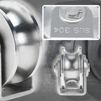 304 Stainless Steel U-Groove Pulley Block 400KG Heavy Duty Pulley Block Richie's