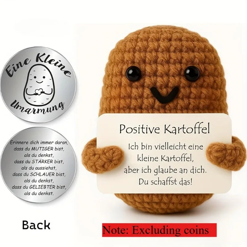 Pocket Hug & Positive Potato Crochet Kit | Lucky Charm Gift Crochet Craft Kit Richie's