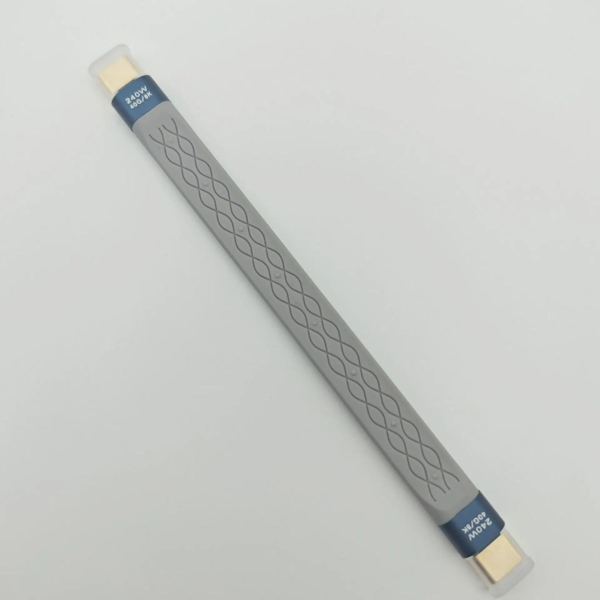 USB4 Type-C Cable 240W PD 40Gbps 8K Video – FUCHU USB-C Cable Richie's Grey