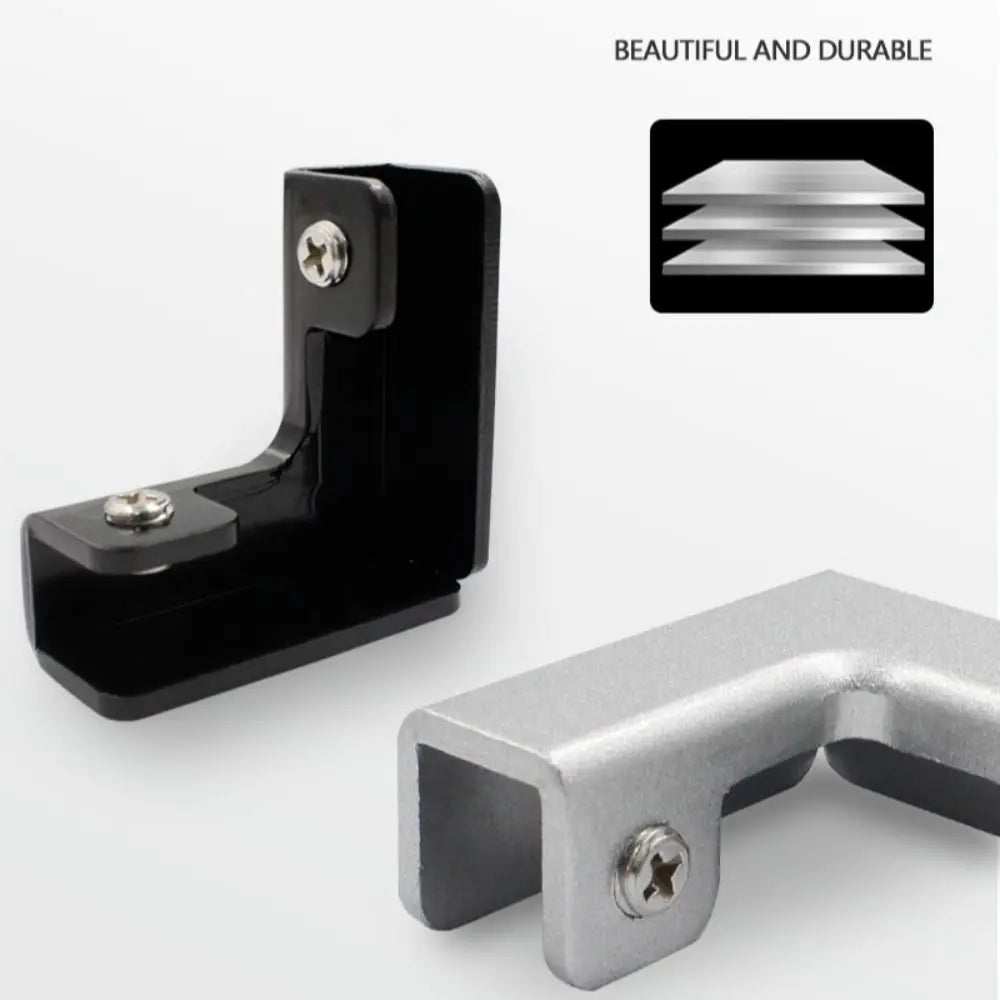 Aluminum Alloy Angle Corner Bracket L T Cross Glass Clip Corner Bracket Richie's