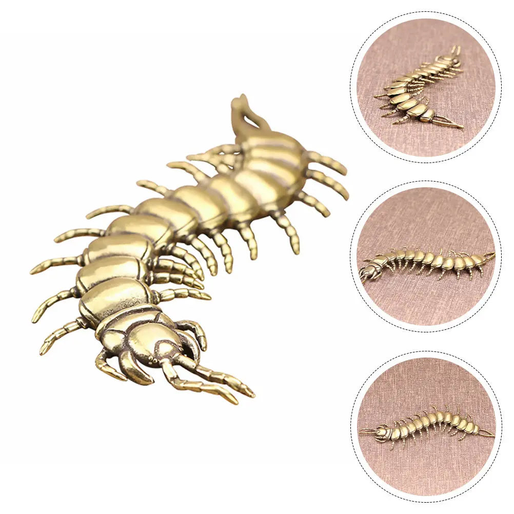 Brass Centipede Tea Pet Ornament | Tea Tray Décor Figurine Tea Pet Ornament Richie's
