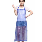 Transparent Waterproof PVC Kitchen Apron – Oilproof Pinafore Kitchen Apron Richie's Blue