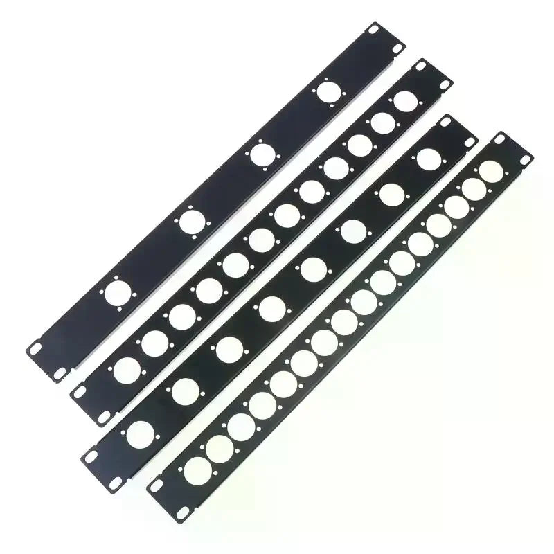 1U Rack Patch Panel 4–16 Way XLR Connector Flight Case Mount Audio Rack Panel Richie's