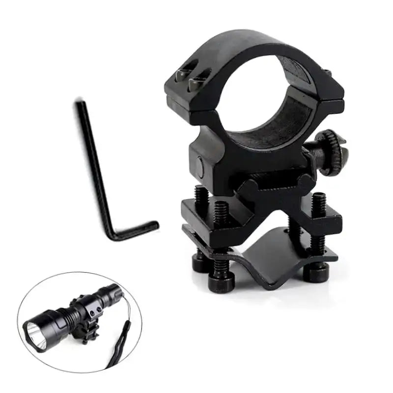 Universal 25mm Ring Metal Rail Clip for Tactical Flashlight Mount Flashlight Rail Mount Richie's