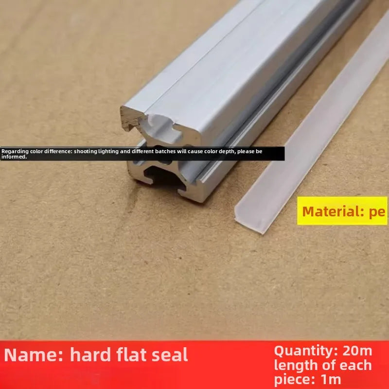 20M Aluminum Profile Groove Seal Strip – 2020/3030/4040/4545 Groove Seal Strip Richie's T-1mx20pcs-20m EU45 Slot10