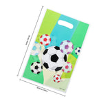 6 Soccer Theme Party Favor Gift Bags – Waterproof PE Paper Party Favor Bags Richie's other 25X16.3X0.05CM other