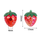 Strawberry Acrylic Spacer Beads – Kids DIY Jewelry Making Craft Jewelry Beads Richie's