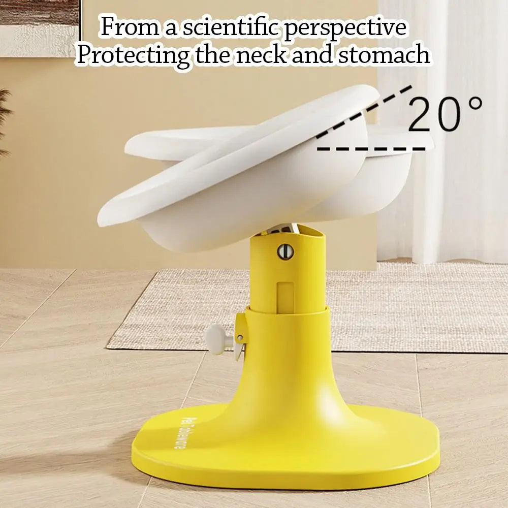 Adjustable Height Anti-Rollover Cat & Dog Feeder Bowl Elevated Pet Bowl Richie's