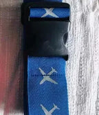 Adjustable Luggage Strap with Password Lock | Travel Belt Luggage Strap Lock Richie's royal blue with password