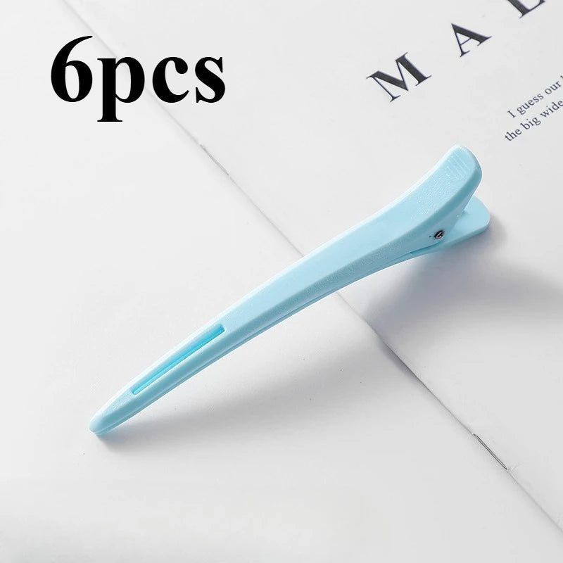6pcs Non-Slip Hair Sectioning Clips – Salon & Home Use Hair Sectioning Clips Richie's Blue 6pcs