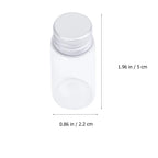 20Pcs Mini Clear Glass Bottles 10ml DIY Wish Jars with Lids Mini Glass Bottles Richie's