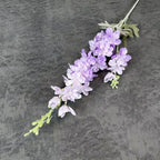 Large Silk Artificial Delphinium Flowers – 2-Fork DIY Bouquet Artificial Silk Flowers Richie's Purple