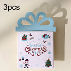 3pcs Merry Christmas Cash Card Holders – Festive Gift & Desk Decor Christmas Card Holders Richie's WHITE 3pcs