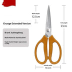 Stainless Steel Kitchen Scissors – Sharp Ergonomic Shears Kitchen Scissors Richie's A10