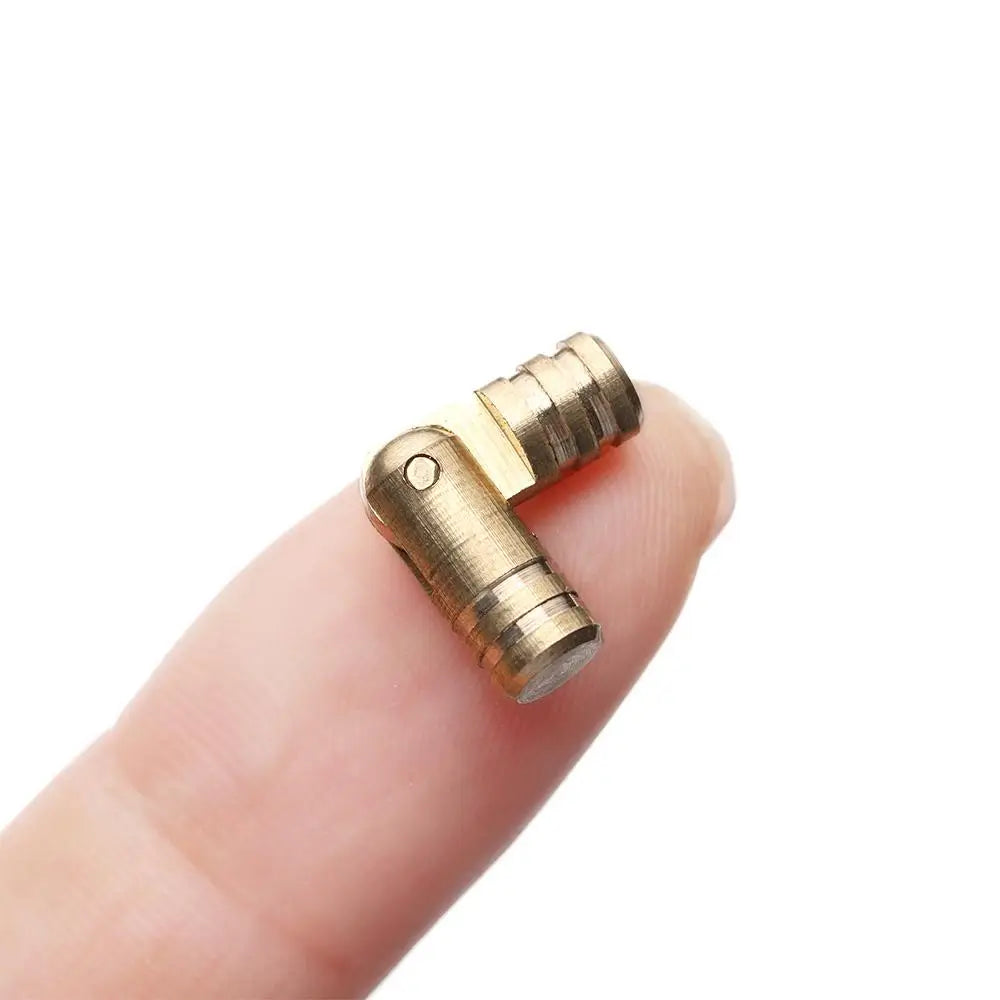 Miniature Concealed Barrel Hinges 10-Pack – Zinc Alloy Gold Barrel Hinge Richie's