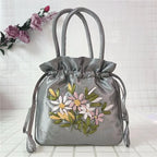 Women Embroidery Flower Cosmetic Bag – Ethnic Mini Purse & Pouch
