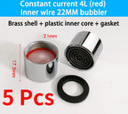 5-Pack Brass Water Saving Faucet Aerator Bubbler Splash Guard Faucet Aerator Richie's 4L-minute-22MM