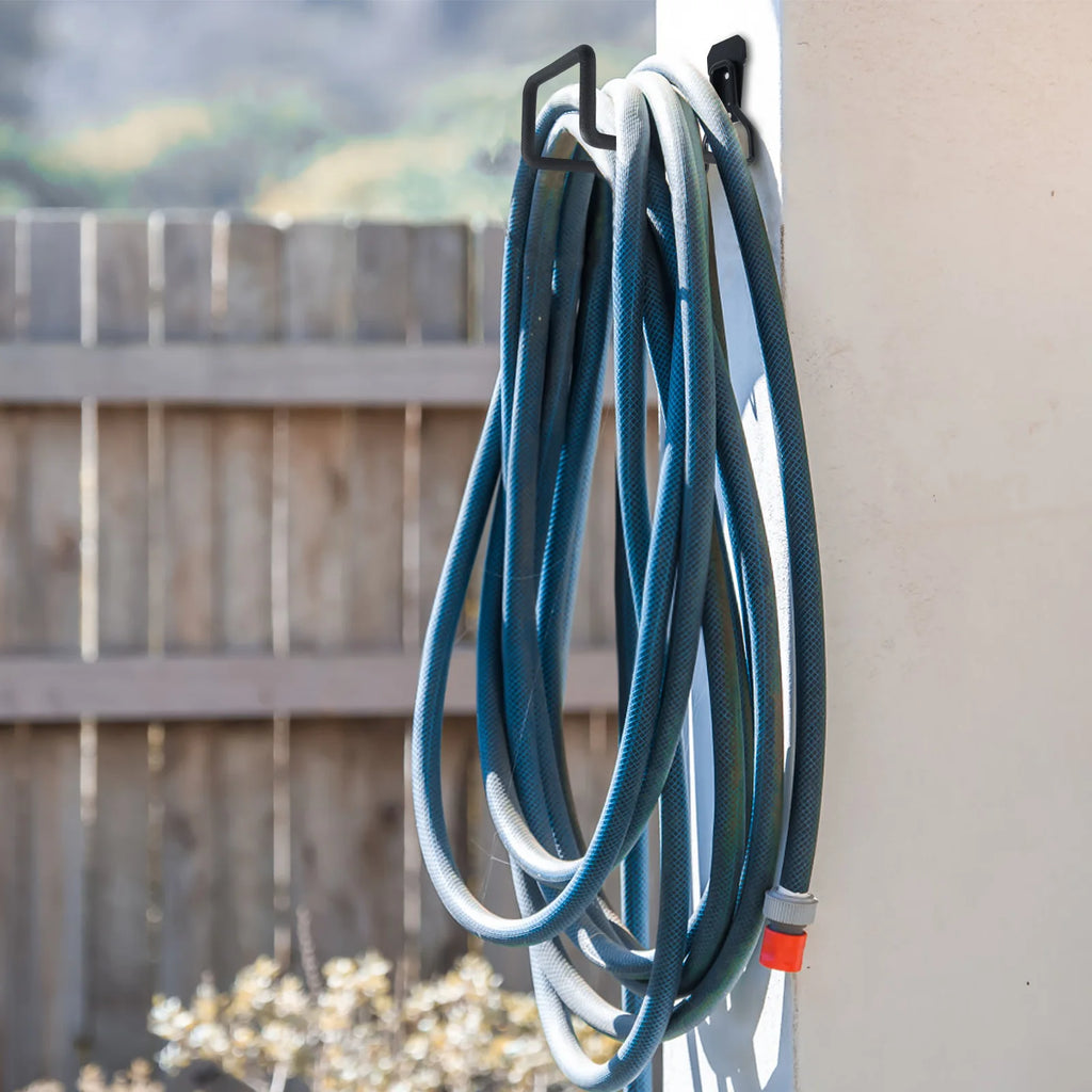 Wall Mounted Metal Hose Holder – Heavy Duty Garden Hanger Garden Hose Holder Richie's