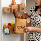 Reusable Washable Kraft Paper Bag – Large Capacity Shopping Tote Reusable Shopping Bag Richie's