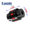 KANDE GR19 D40L66 Flexible Jaw Spider Steel Shaft Coupler CNC Flexible Shaft Coupler Richie's 14x16