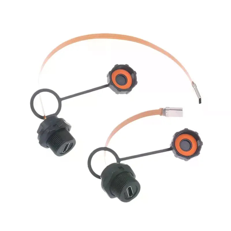 IP67 Waterproof USB-C Cable – Flat Threaded Outdoor IoT Cord Waterproof USB Cable Richie's
