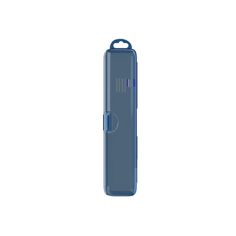 Portable Travel Toothbrush Case & Toothpaste Storage Box Toothbrush Travel Case Richie's Blue