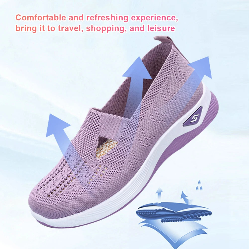 Women's Breathable Barefoot Sneakers with Arch Support Women's Walking Sneakers Richie's