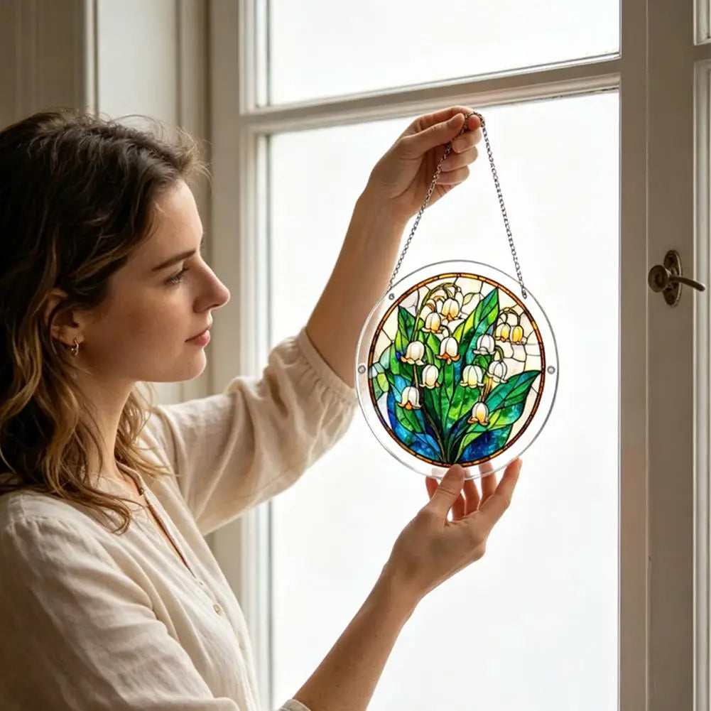 Acrylic Puzzle Suncatcher – DIY Stained Glass Window Hanging Decor Window Suncatcher Richie's