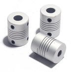 Kande D19L25 Aluminium Flexible Shaft Coupler for 3D Printers Flexible Shaft Coupler Richie's 6x10