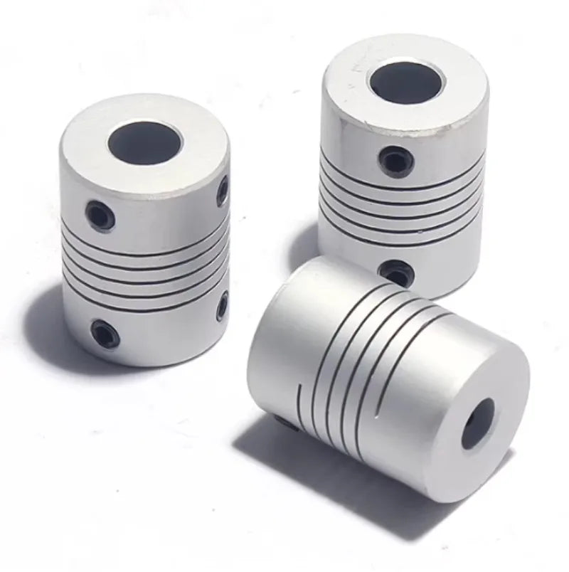 Kande D19L25 Aluminium Flexible Shaft Coupler for 3D Printers Flexible Shaft Coupler Richie's 6x10