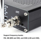 ATS-20+ Si4732 Full Band Radio Receiver FM AM SW SSB OLED Portable Radio Receiver Richie's