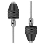 2Pcs Keyless Mini Drill Chuck Adapter 0.3–3.4mm Collet Converter Drill Chuck Adapter Richie's 2PCS