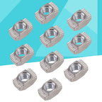 50Pcs M4 European T-Nuts for 20x20mm Aluminum Extrusion Profiles T-Slot Fastener Nuts Richie's