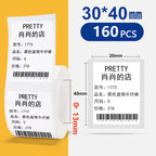 Bekia Thermal Label Rolls for M110 M200 M220 Label Printers Thermal Label Roll Richie's 30x40 white