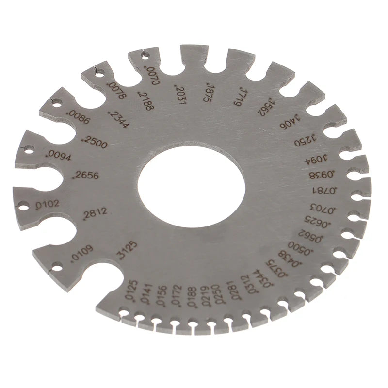 Metal Round Wire Gauge Diameter Measuring Instrument Wire Gauge Tool Richie's