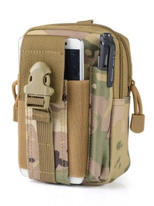 Tactical Leg Bag Multi-Pocket Waist Fanny Pack Belt Bag Tactical Waist Bag Richie's CP camouflage