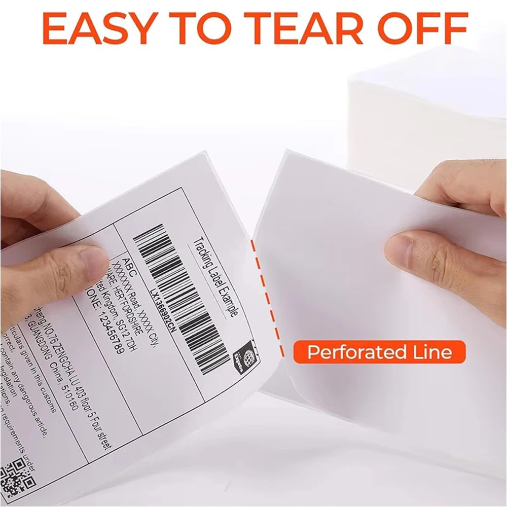 Marklife 4x6 Direct Thermal Shipping Labels 100x150mm | 100-500 PCS Thermal Shipping Labels Richie's