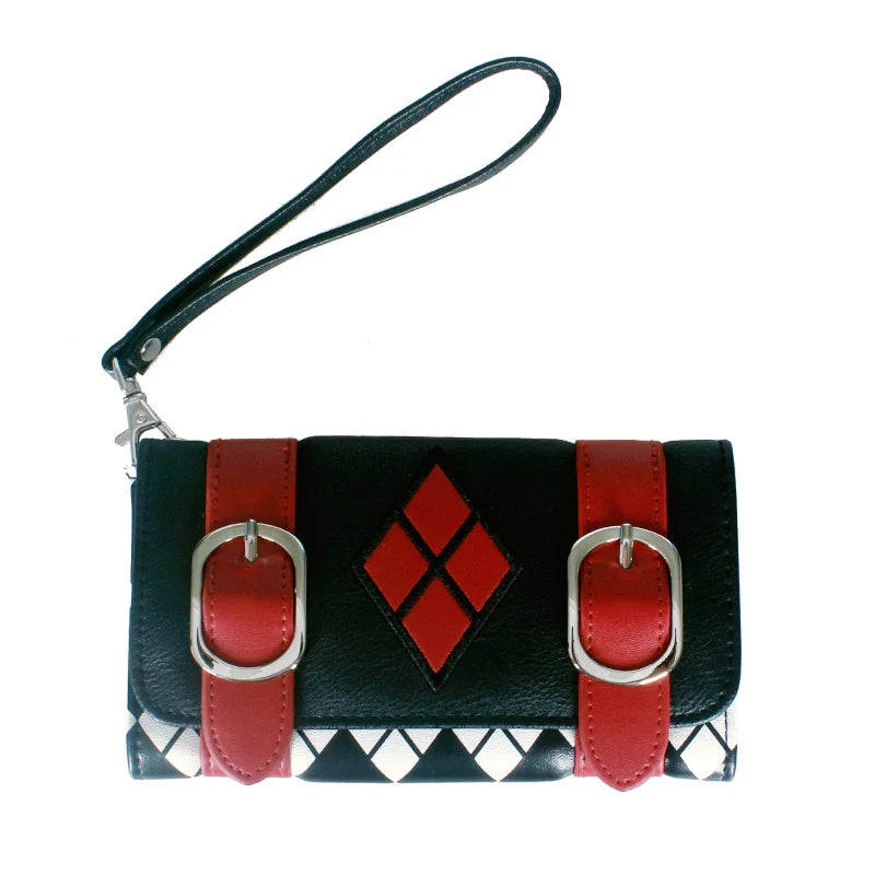 Women's Buckle Long Wallet – Card Slots & ID Window | Richie's Women's Long Wallet Richie's