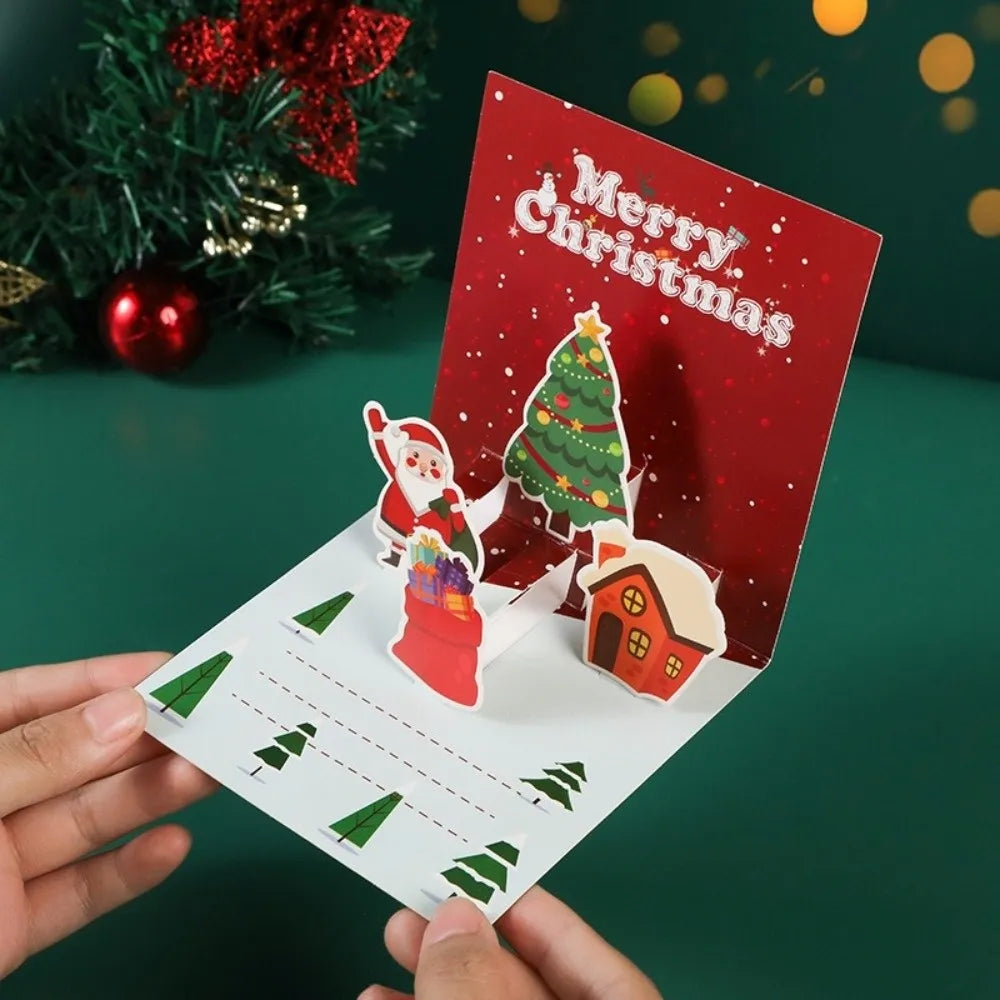 3D Pop-Up Christmas Greeting Card | Festive Postcard Christmas Greeting Card Richie's